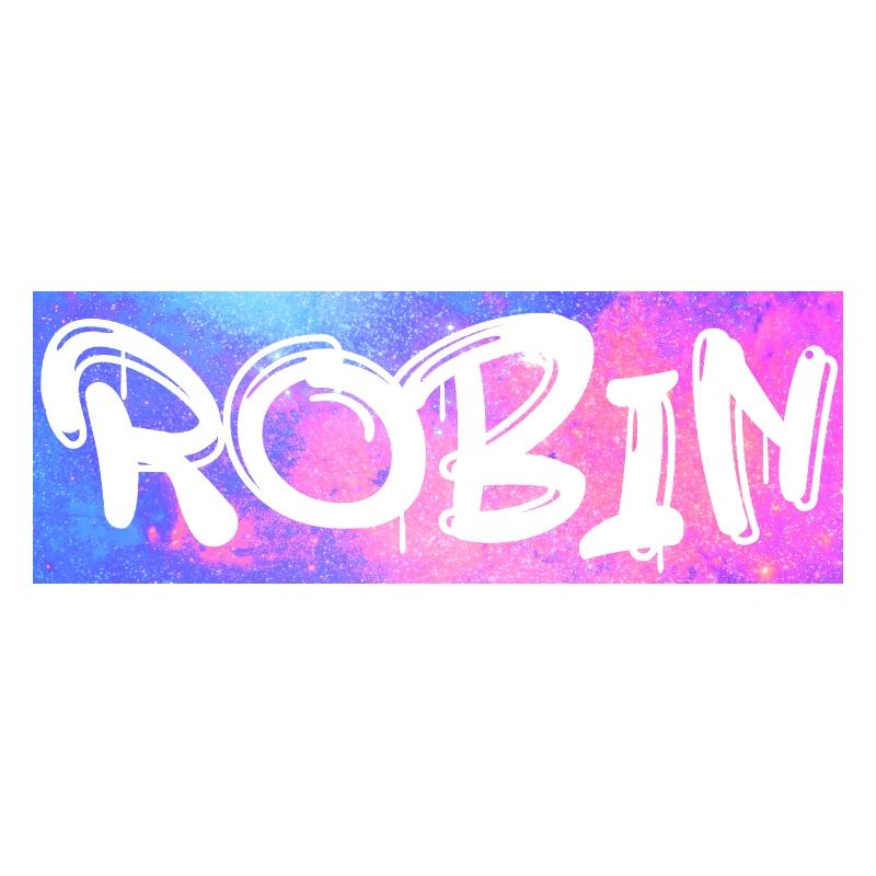 Robin Name Geschenk Geschenkidee Galaxie