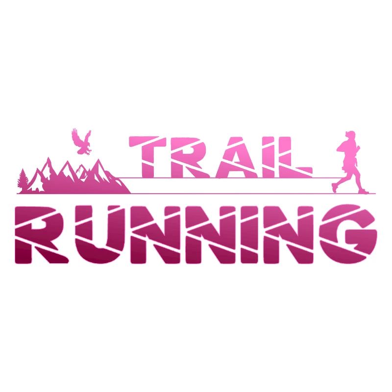 Trail Running Eagle Mountains Forest Shoes Profil rose