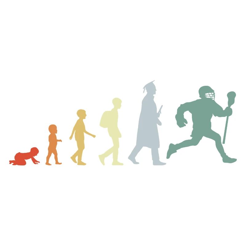 Evolution eines Lacrosse Spielers