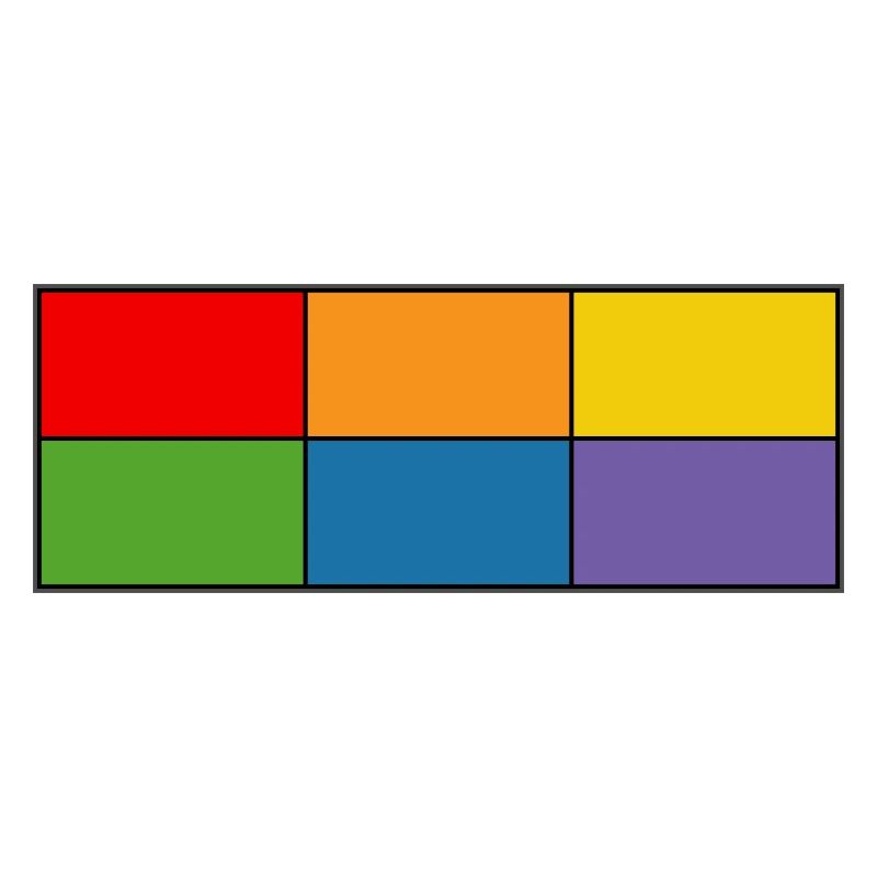 LGBT_Regenbogen_Farbblock grid