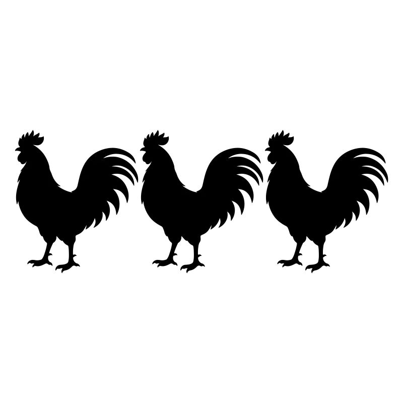 Silhouette du coq