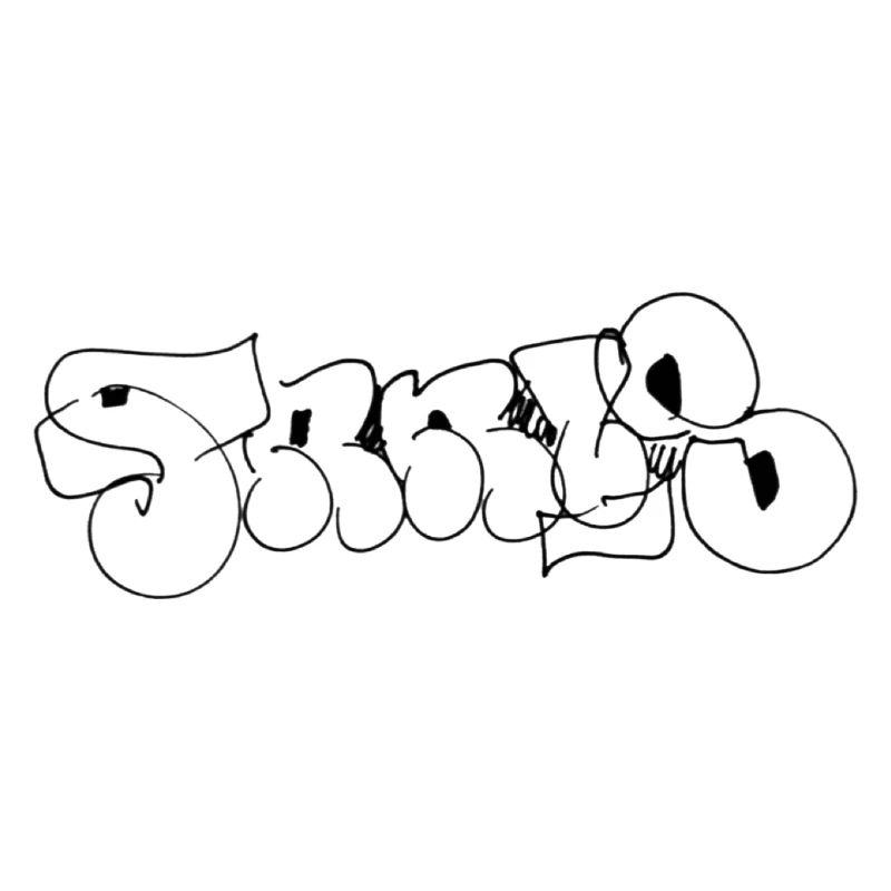 Sweat à capuche graffiti de Paris dans le style des lettres à bulles