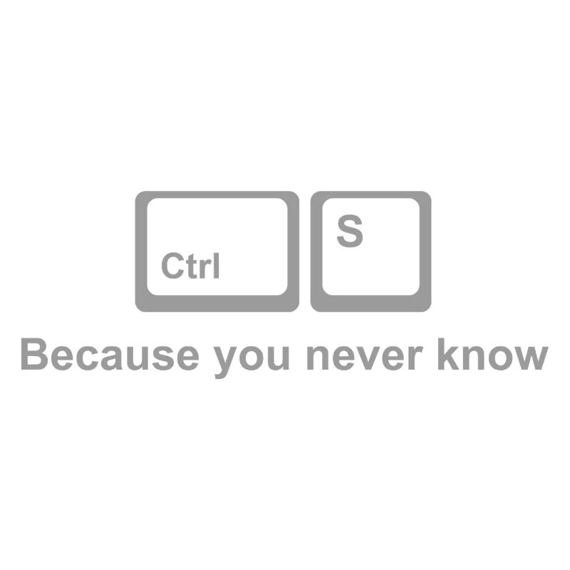 Ctrl S Shirt – Save It Nerd Humor for Developers