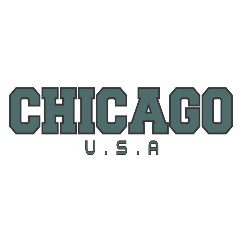 Chicago Varsity Block Font