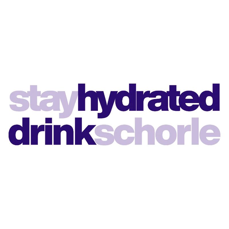Restez hydraté - buvez du spritzer