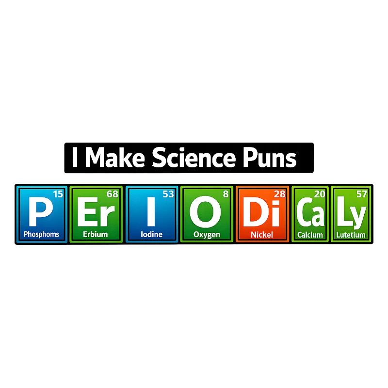 Science Puns: I Make Science Puns