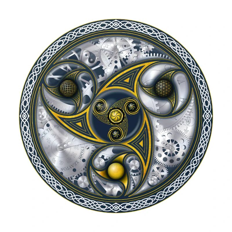 Machine de voyage de conscience, géométrie sacrée