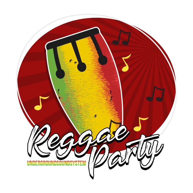 Reggae Party Drum Tee