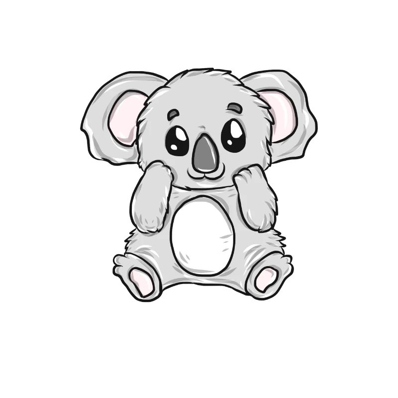 Petite silhouette câline de koala