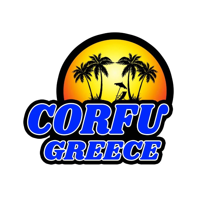 Corfu Greece design / gift idea