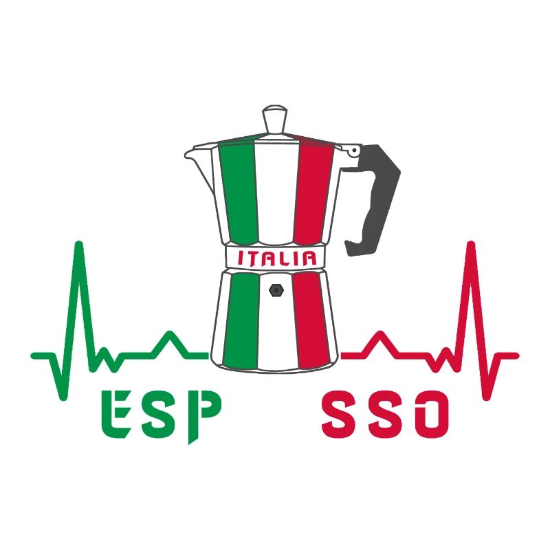 Herzfrequenz Espresso Design / Geschenkidee