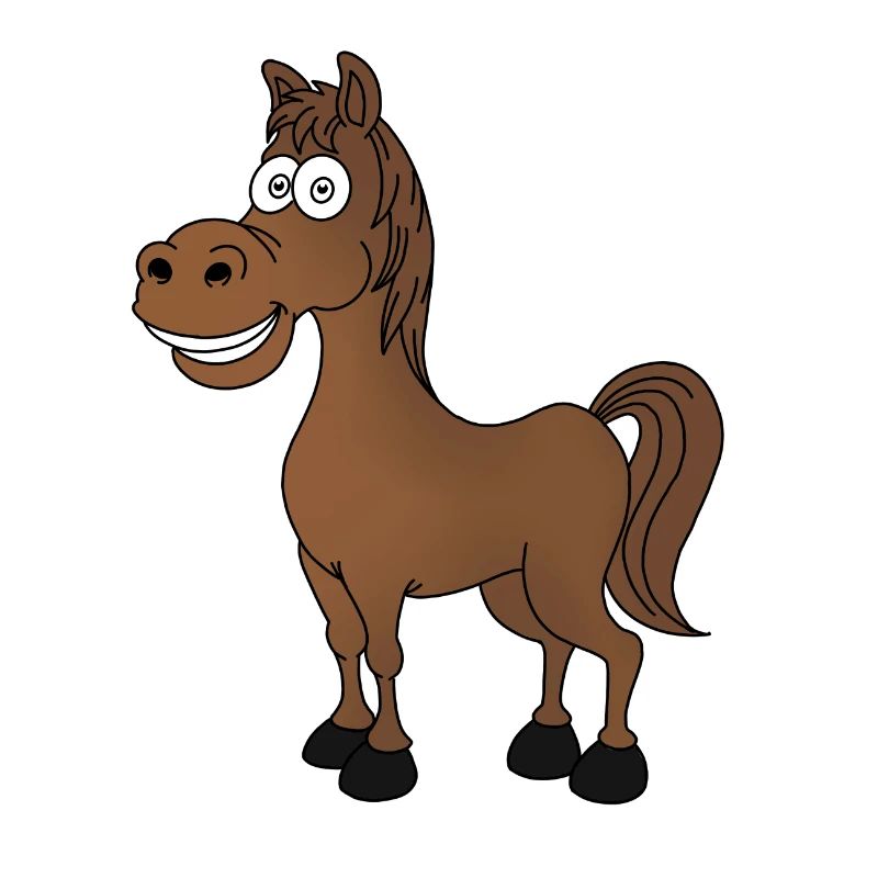 Lustiges Pferd