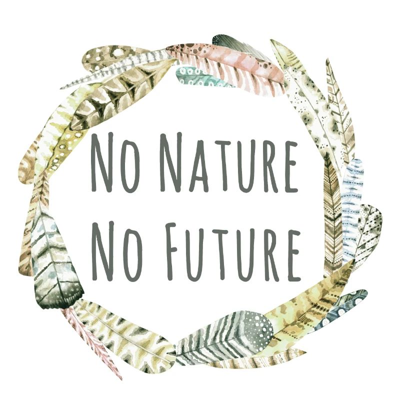 No Nature No Future Feathers