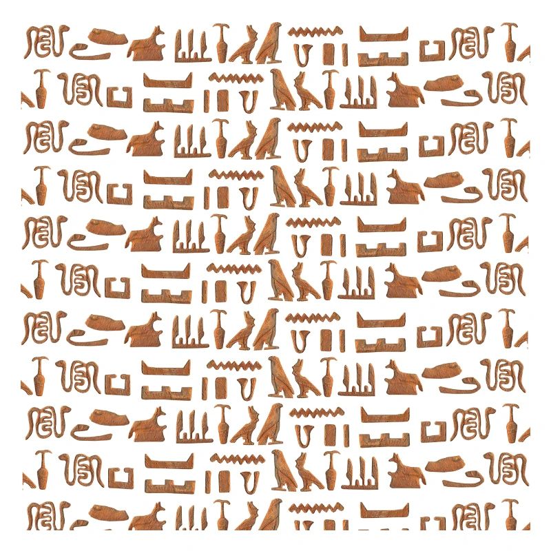 altes ägypten, Hieroglyphenmuster, geschenkidee