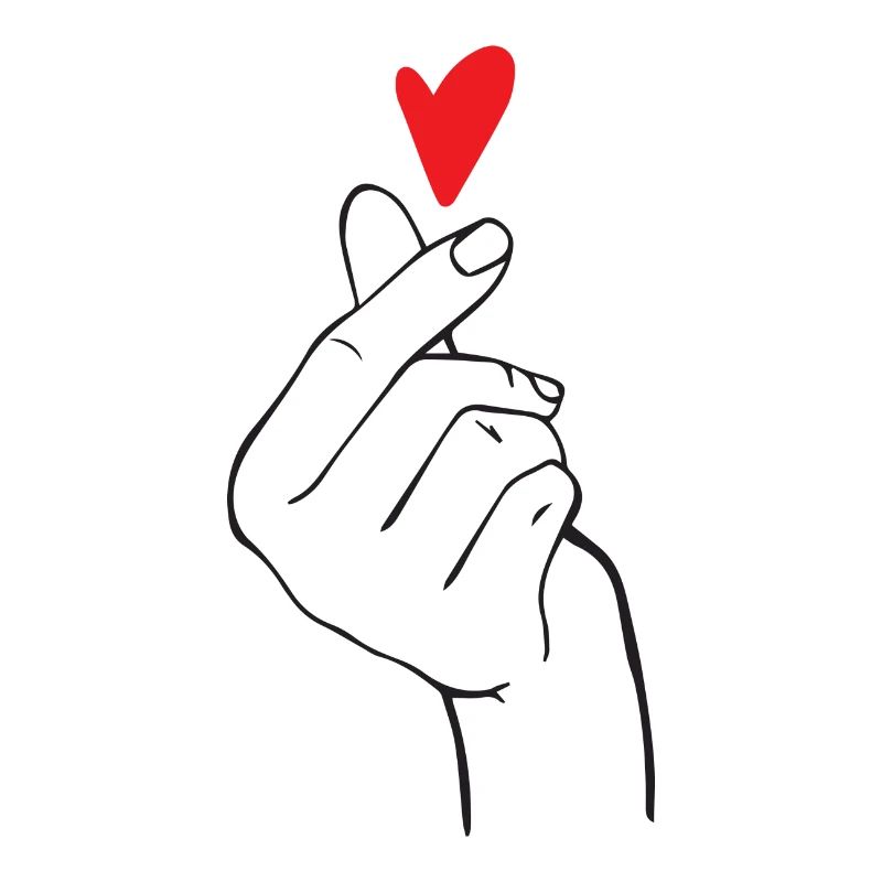 K-Pop Finger Heart