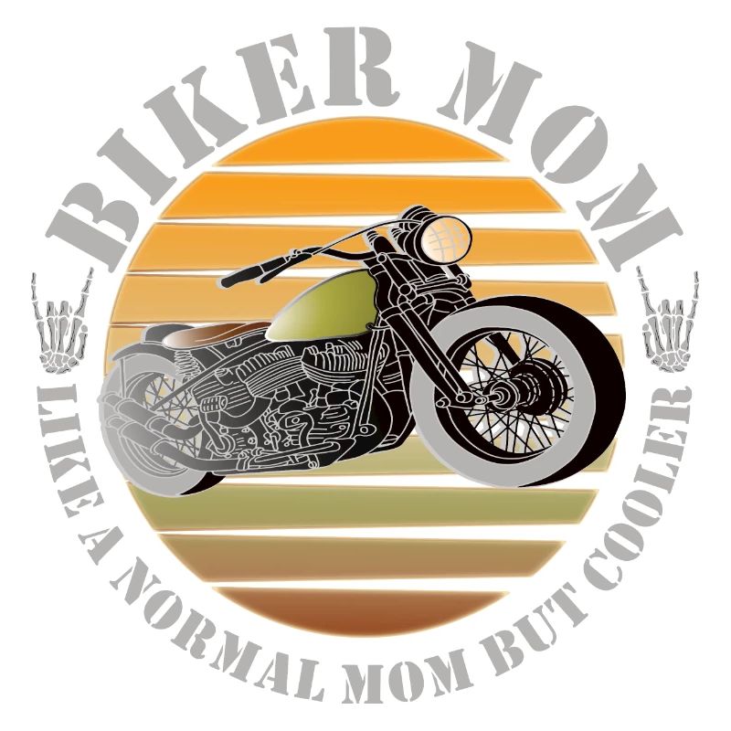Cool Motorcycle Motorcyclist Mom Mom