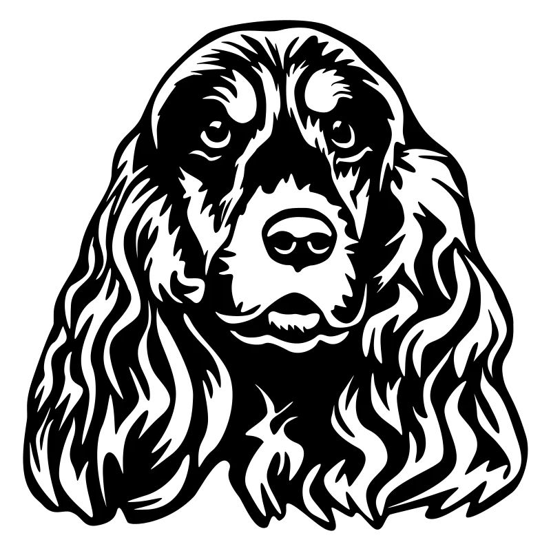Cocker Spaniel Head