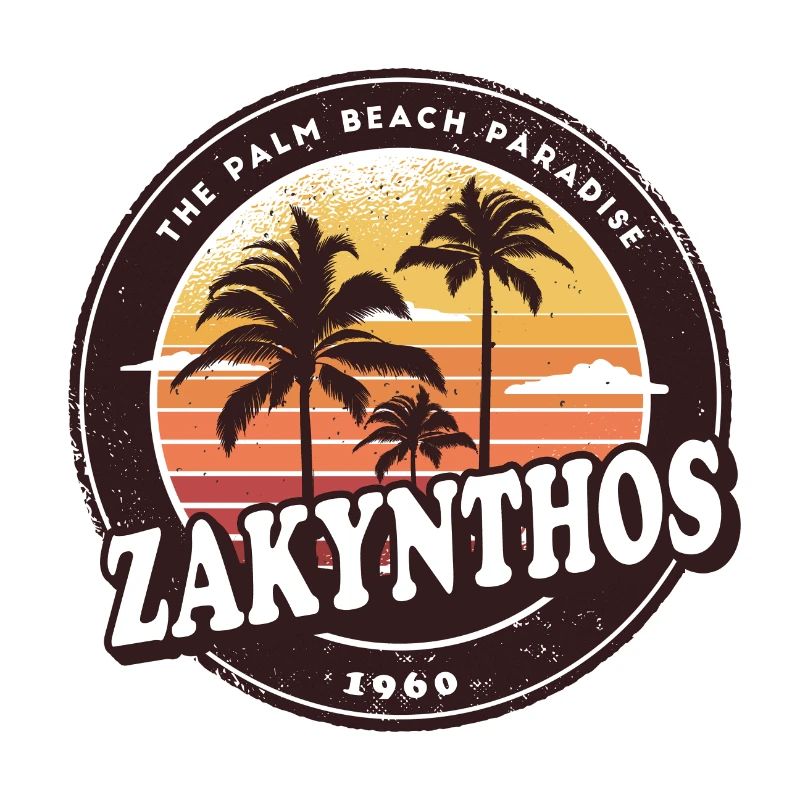 Zakynthos Grèce Vintage Beach Design