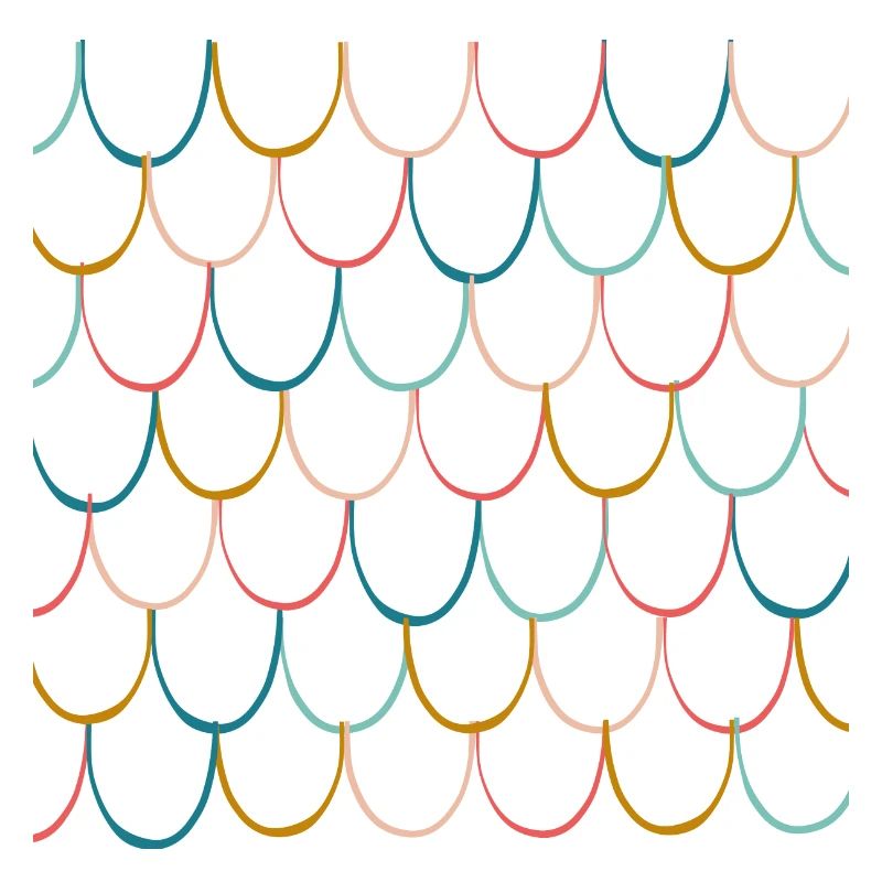 Motif coloré d’écailles de poisson