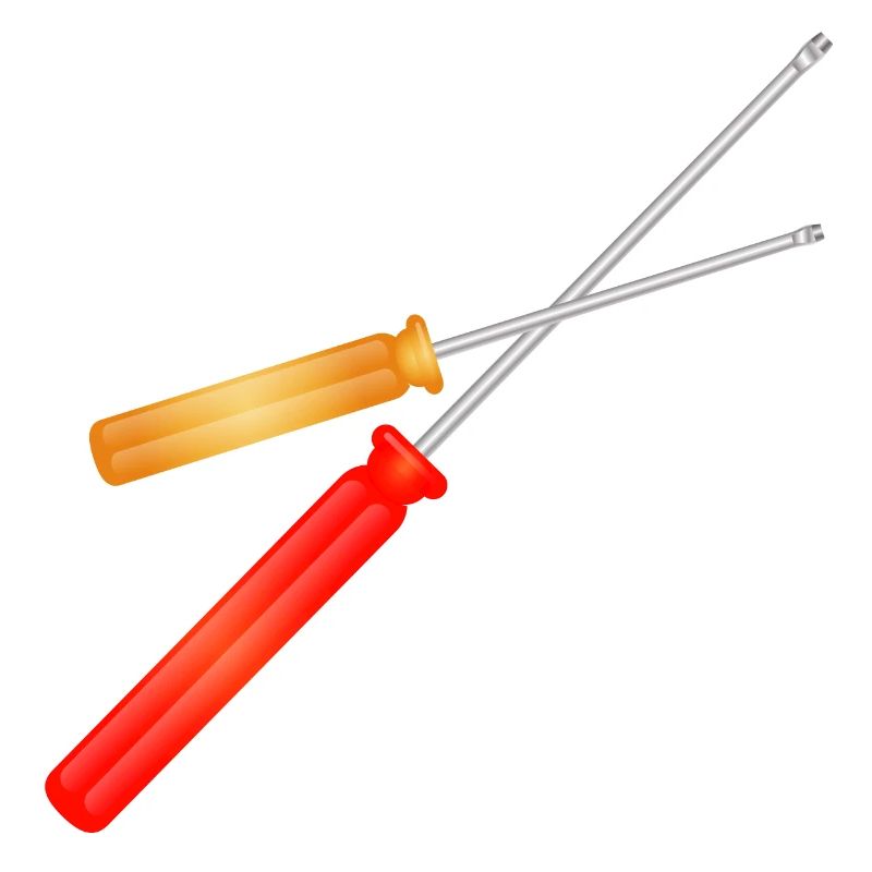 two screwdrivers for the toolbox