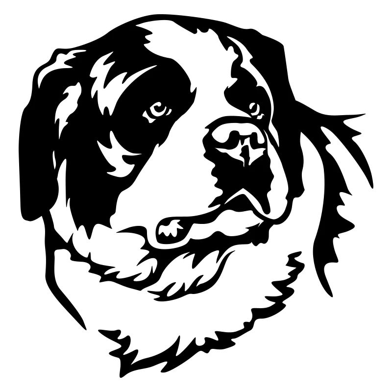 Tête de Saint-Bernard