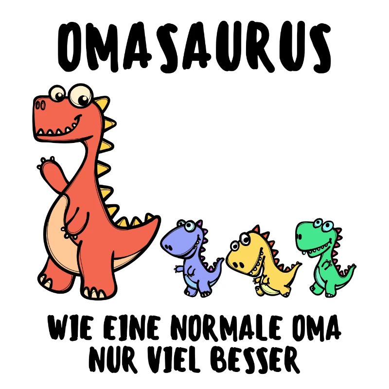 Oma Großmutter Dinosaurier Humorvoll Statement