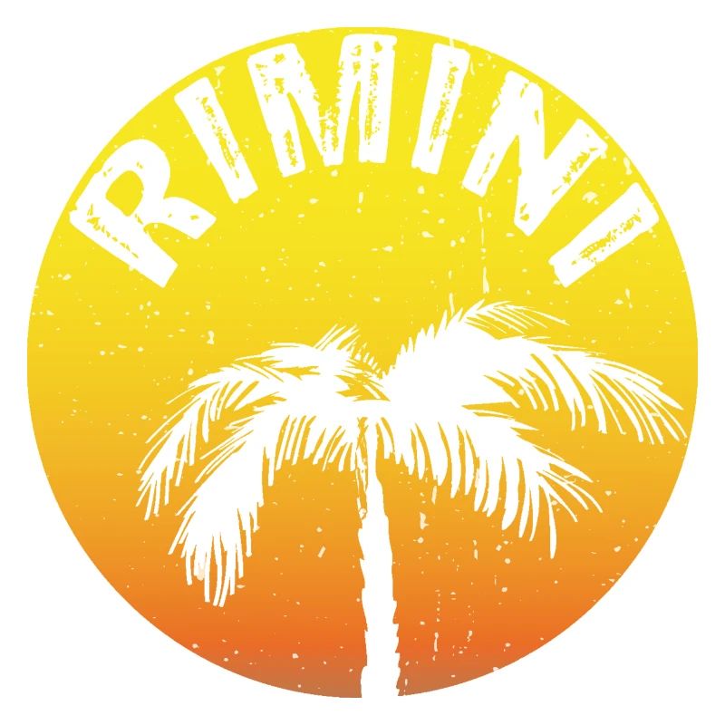 RIMINI Sticker with palm
