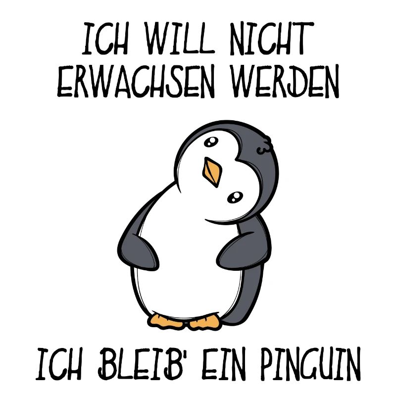 Lustig Süß Pinguin Tier Vogel Statement