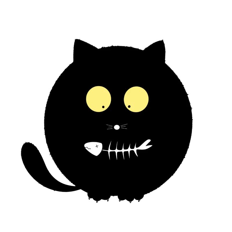 Fischmund-Katze