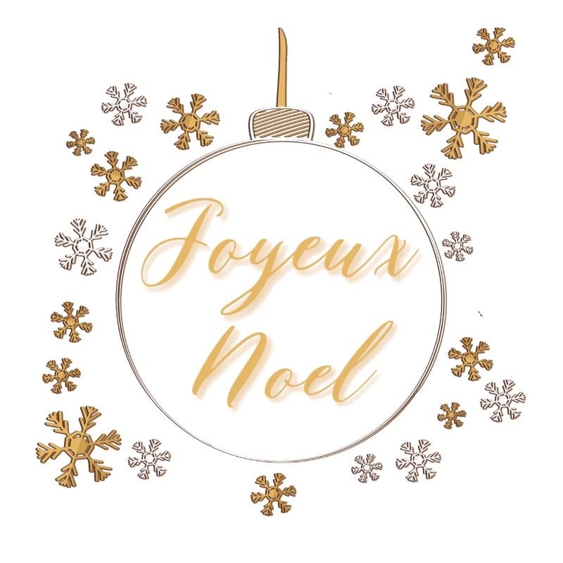 boule de noël "Joyeux noël"