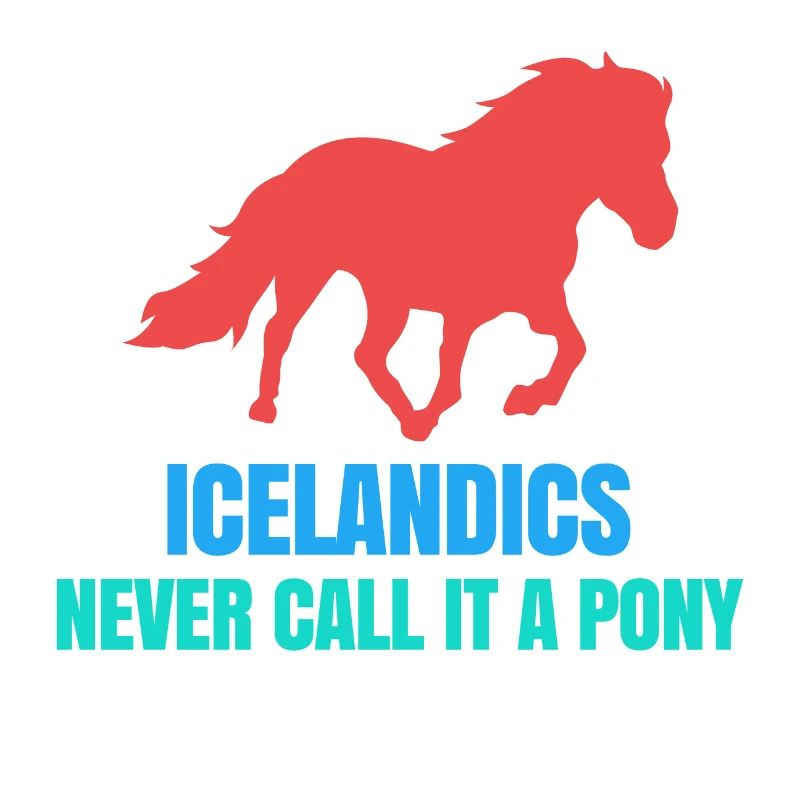 Islandpferde Pony Statement Isländer Pferdenarr