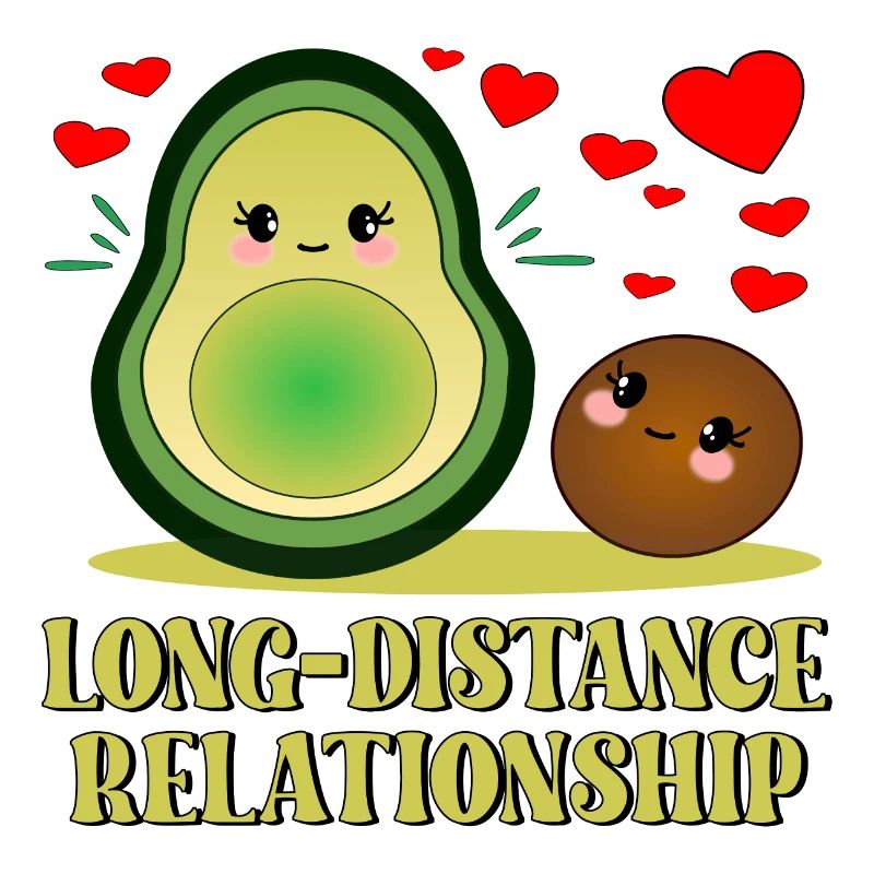Relation à distance - Avocado FUNNY