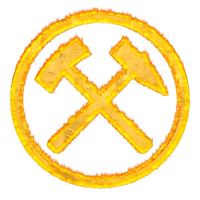 Hammer and Beater Mining Coal Gift