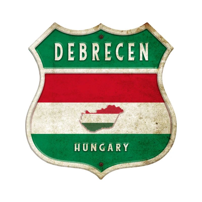 Design du drapeau hongrois de Debrecen