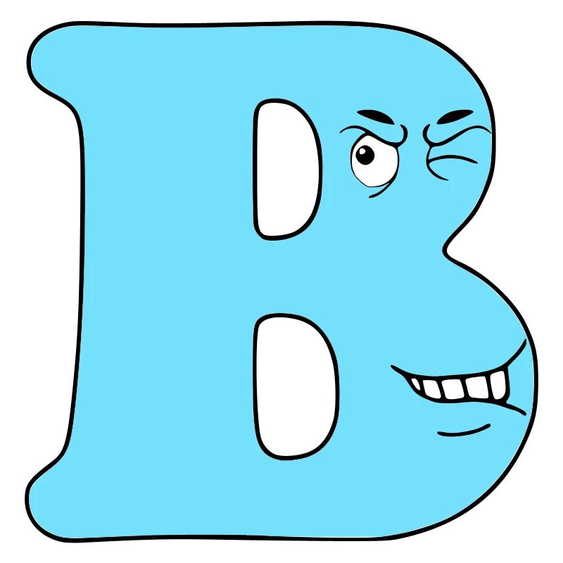 B