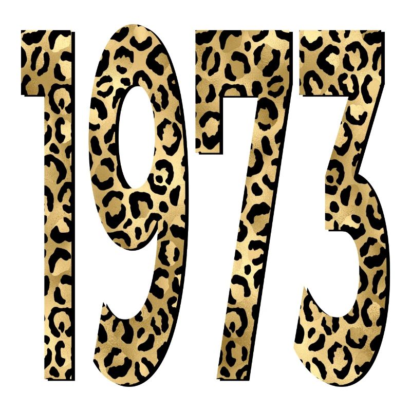 Anniversaire 1973 Imprimé léopard