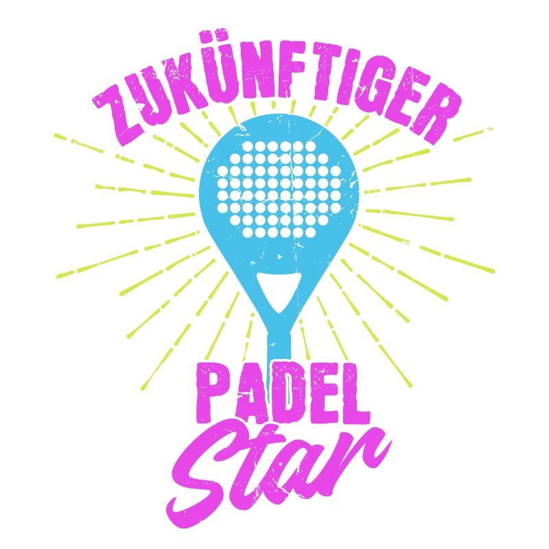 Padel Spieler Padelspiel Statement Schläger Sport