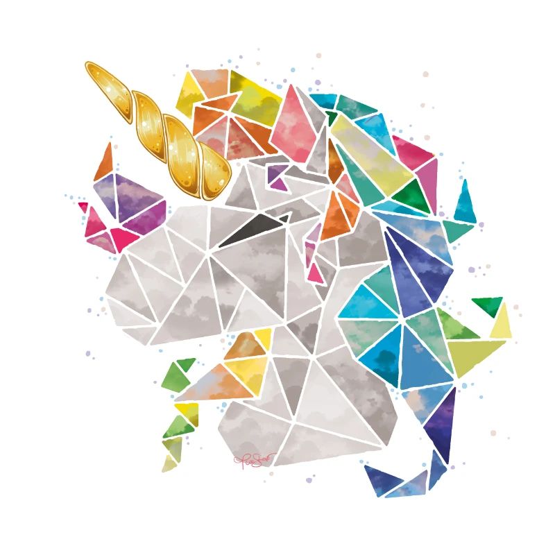 Einhorn Rainbow Chibi Kind