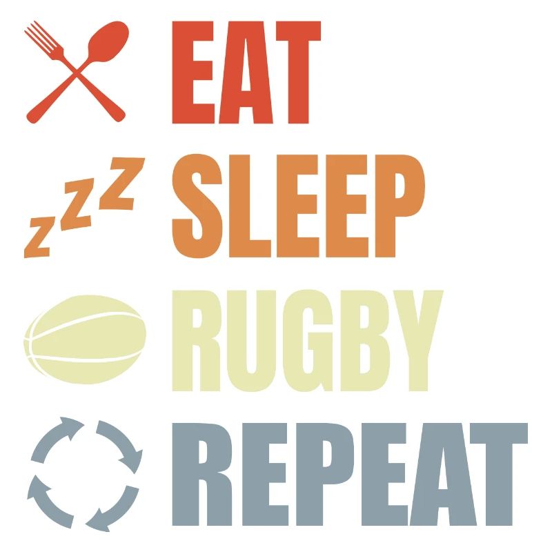 Eat Sleep Rugby Repeat