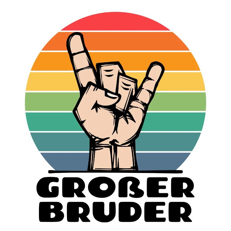 Stolzer Großer Bruder Statement Bruderherz