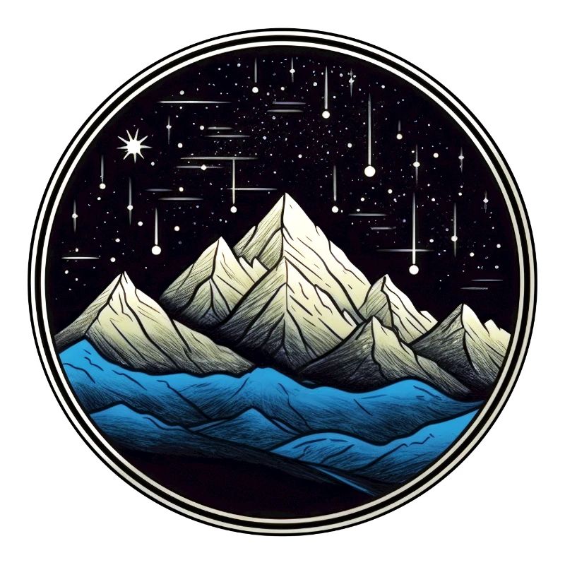Starry Mountain Comet 01