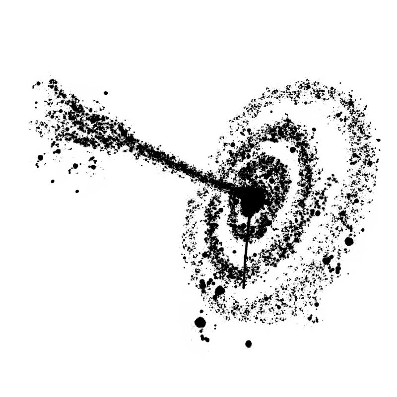 Tir à l’arc Flèche Cible Chute dessinée à la main