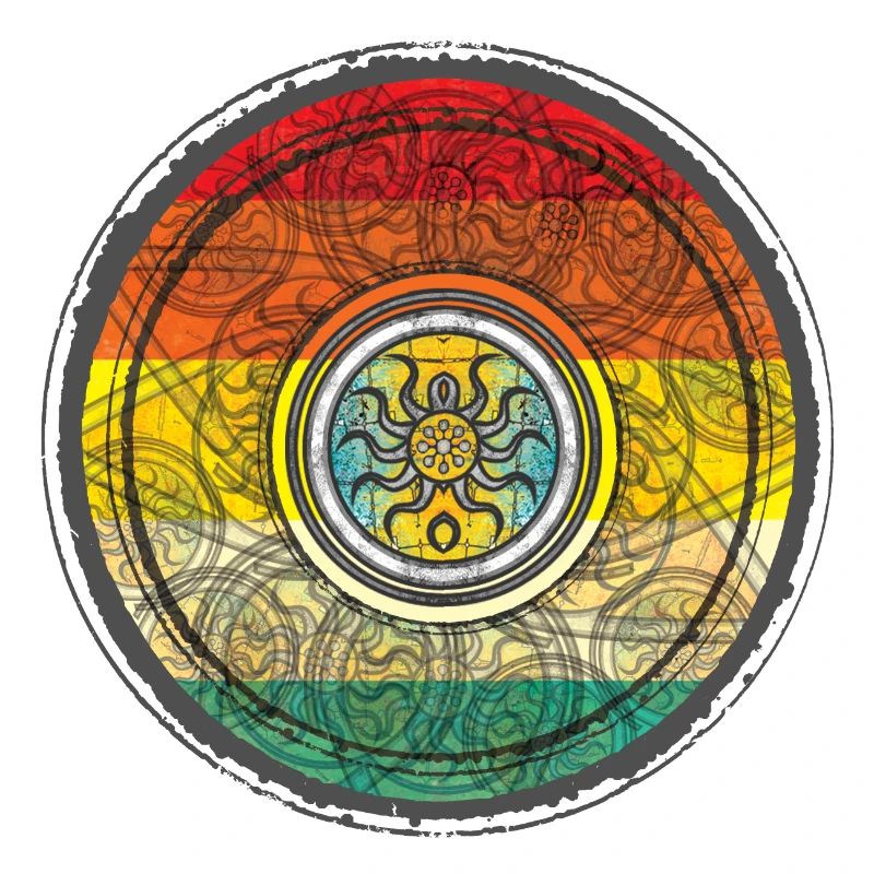 Kaleidoscopic Sun Pattern Context