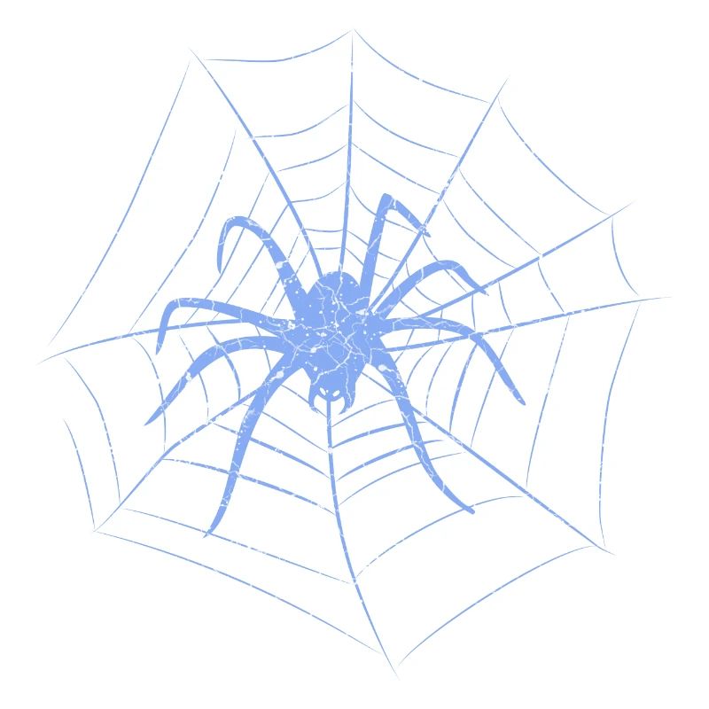 Spider in spider's web for Halloween