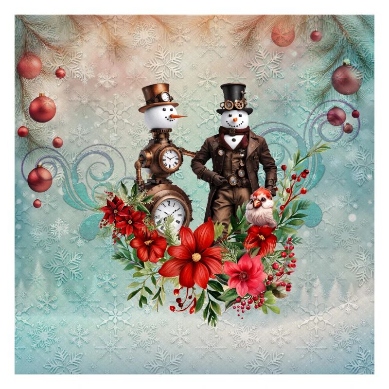Steampunk Schneemann