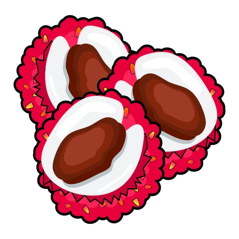 LYCHEE LITSCHI FRÜCHTE - OBST ESSEN