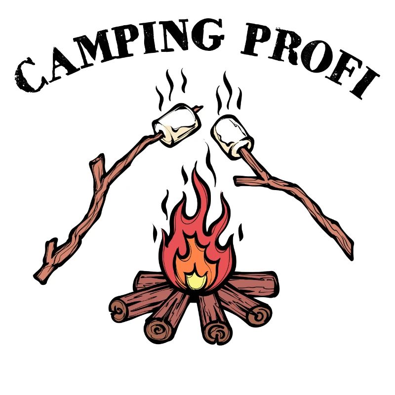 Camping Lagerfeuer Statement Wanderer Campingplatz