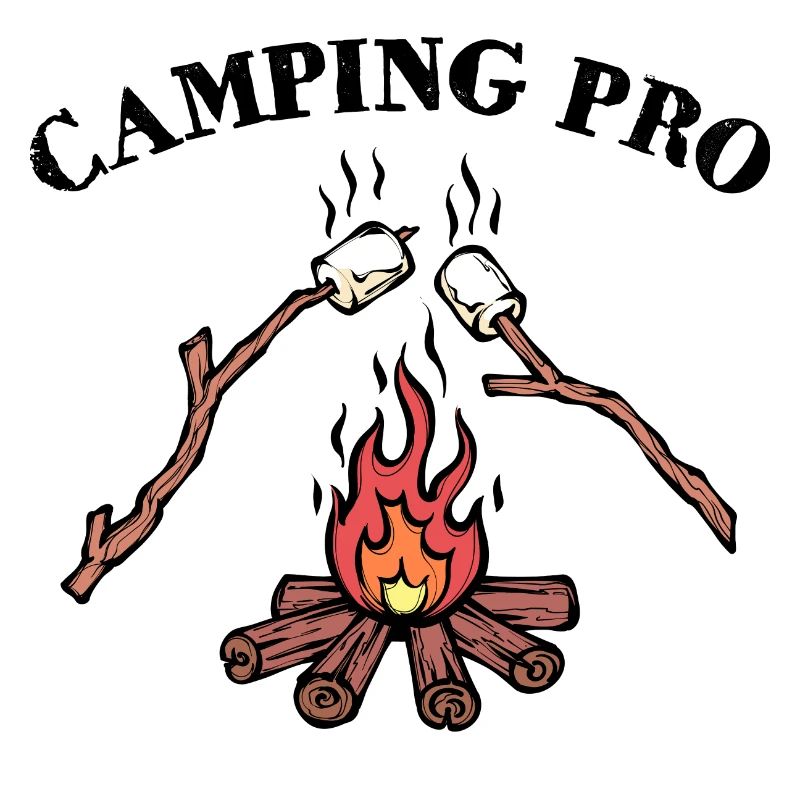 Lagerfeuer Campingplatz Statement Camping Camper