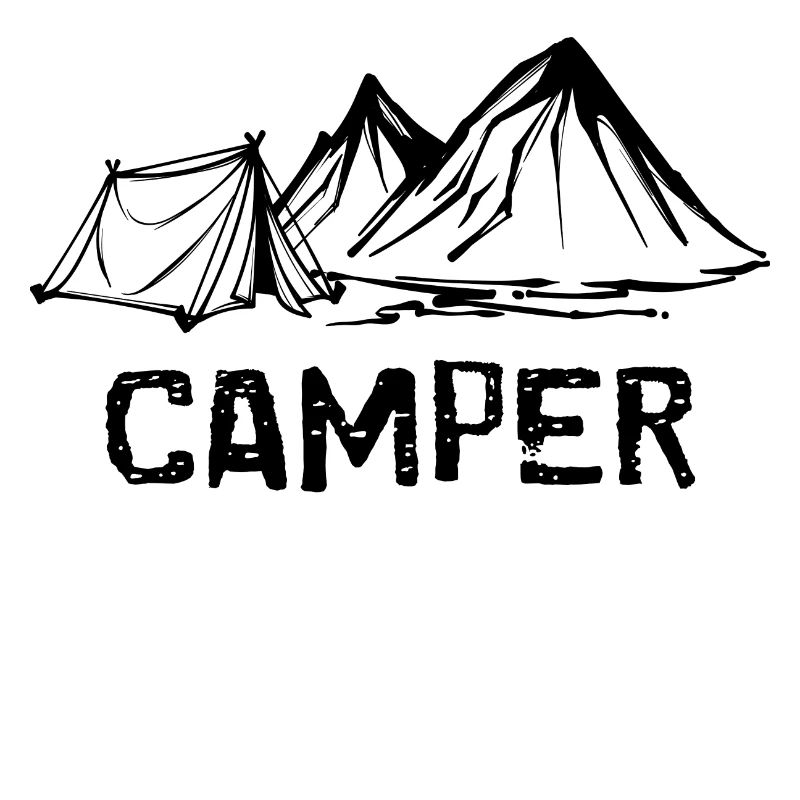 Camper, Mountains, Saying, Camping, Hiker, Nature