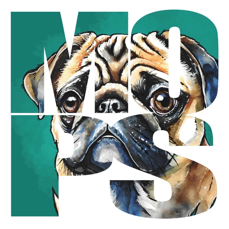 Mops Portrait